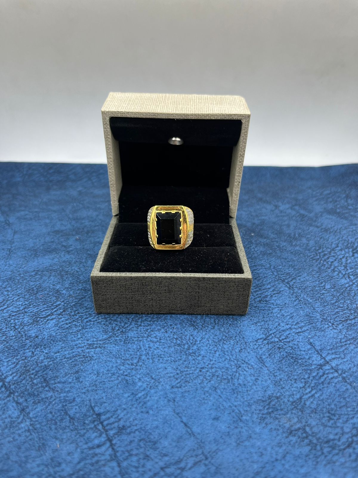 Black Diamond Engagement Ring Set 14K Rose Gold Matching Rings with Black  Diamonds Vintage Engagement Rings - Camellia Jewelry